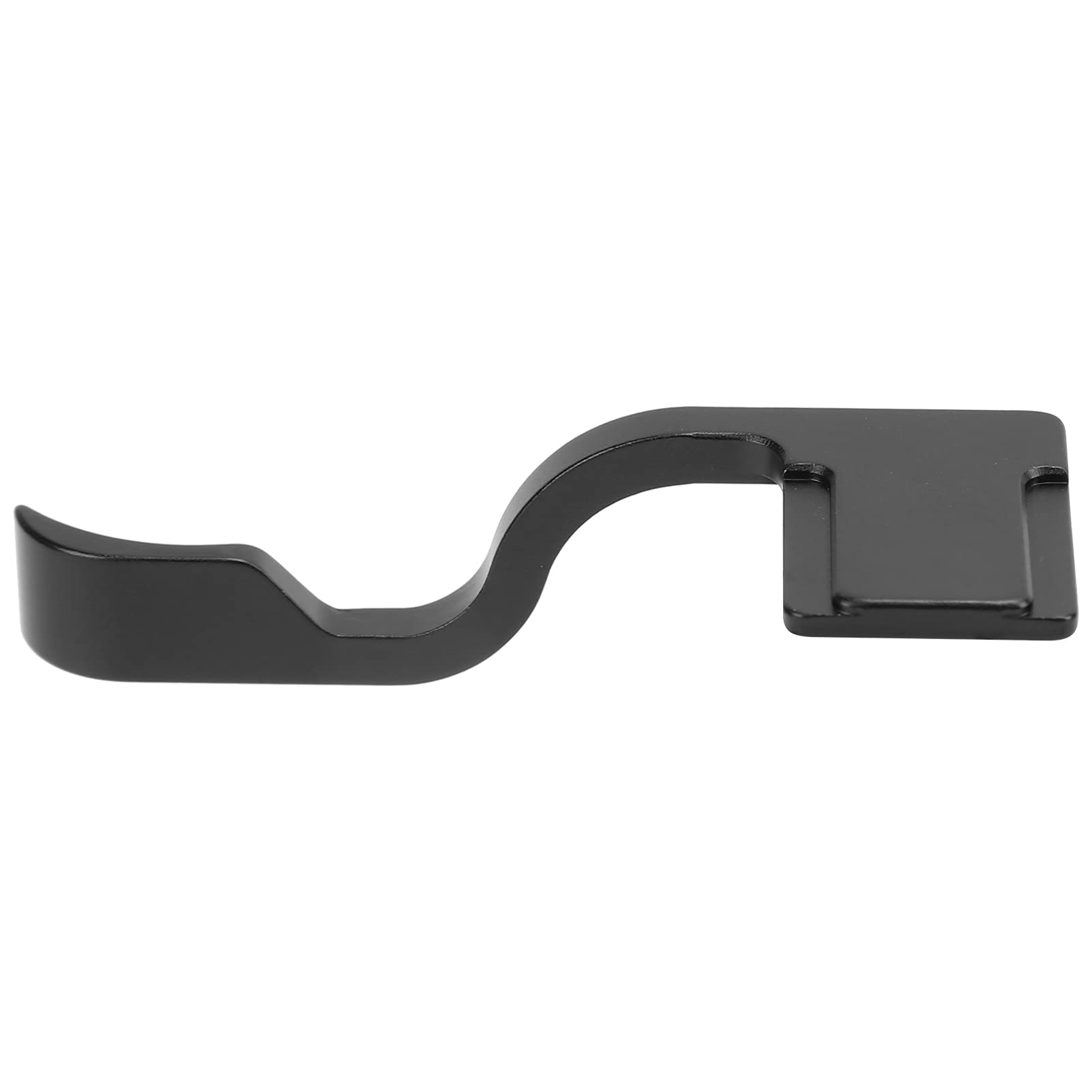 AMONIDA Camera Thumbs Grip - Lightweight 8g Aluminum Alloy Thumb Rest with Hot Shoe Mount & Screw for Fujifilm X-T4 (Black) - Perfect for DSLR Photography, Travel & Street Shooting
