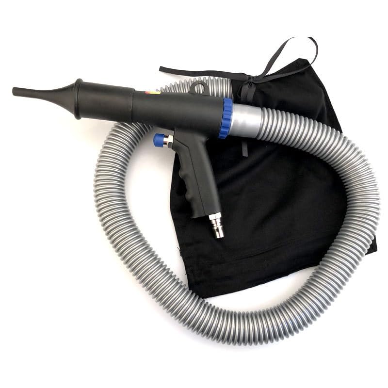 2 in 1 Air Duster Compressor Kit - Multifunction Air Vacuum Blower & Pneumatic Suction Cleaner Tool for Electronics, Keyboards, Cars & Home Cleaning