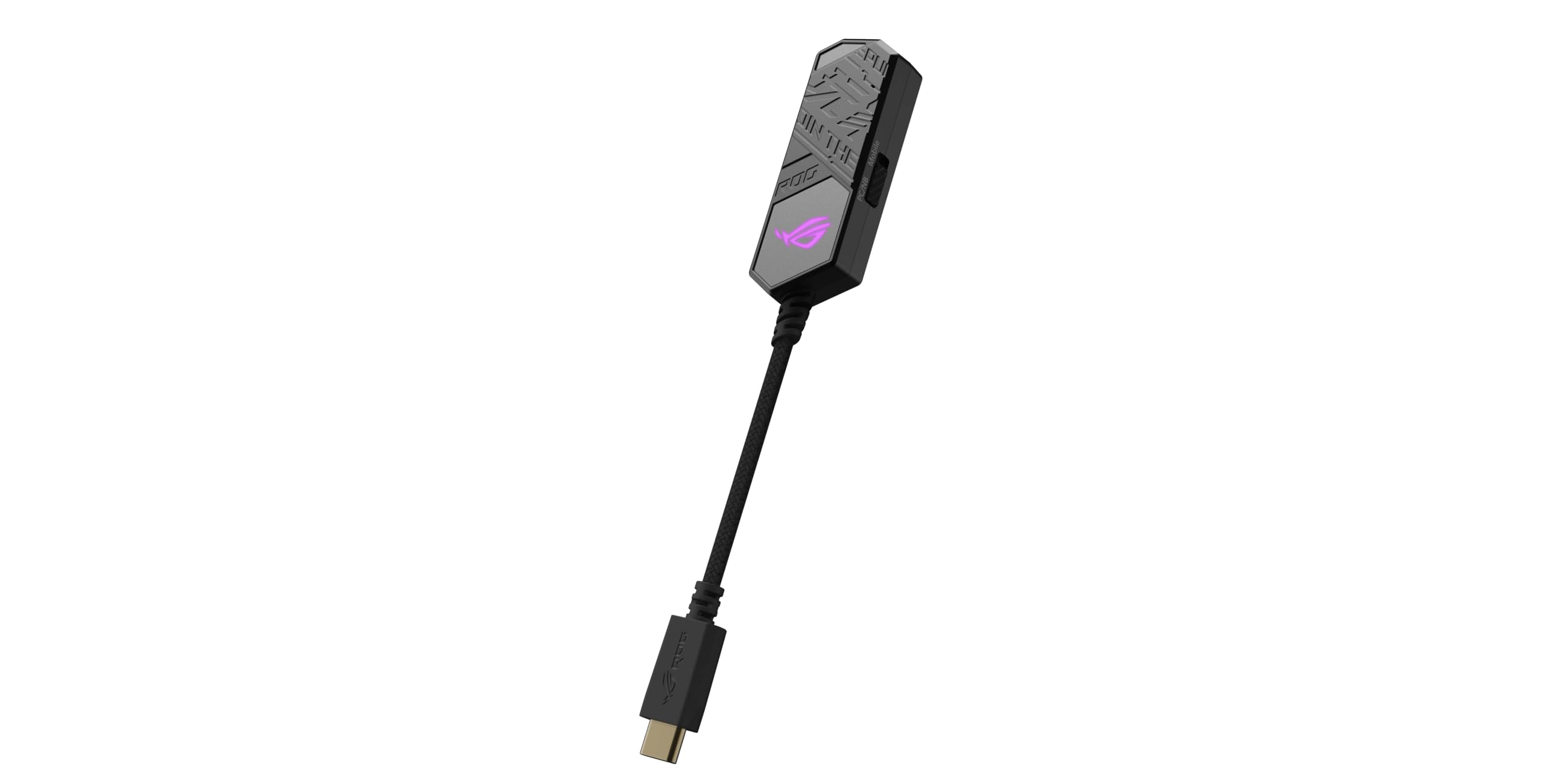 ASUS ROG Clavis USB-C Gaming DAC with ESS 9281 Quad DAC Amplifier | AI Noise-Canceling Mic | MQA Rendering | Aura Sync RGB | Compatible with PC, Mobile, PS5 & Switch | Perfect for Competitive Gaming & Streaming