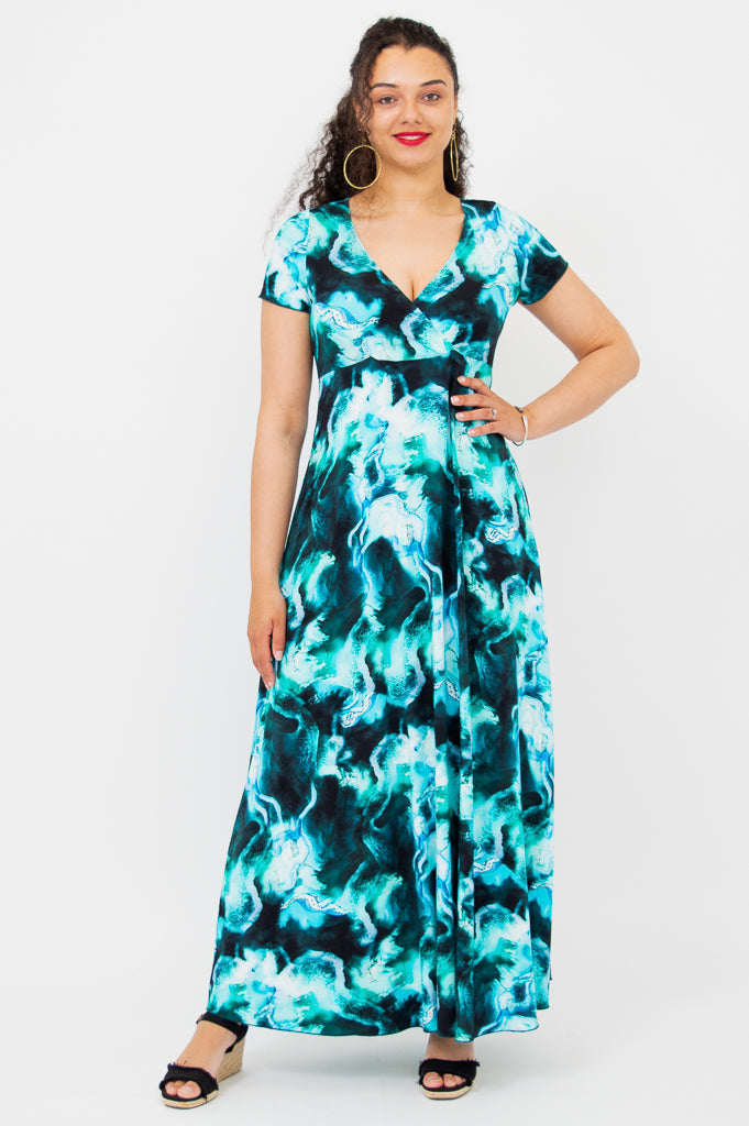 Aurora Maxi Dress - Soft Bamboo Fabric, Elegant Charisma Design for Women | Perfect for Summer, Beach, and Casual Outings