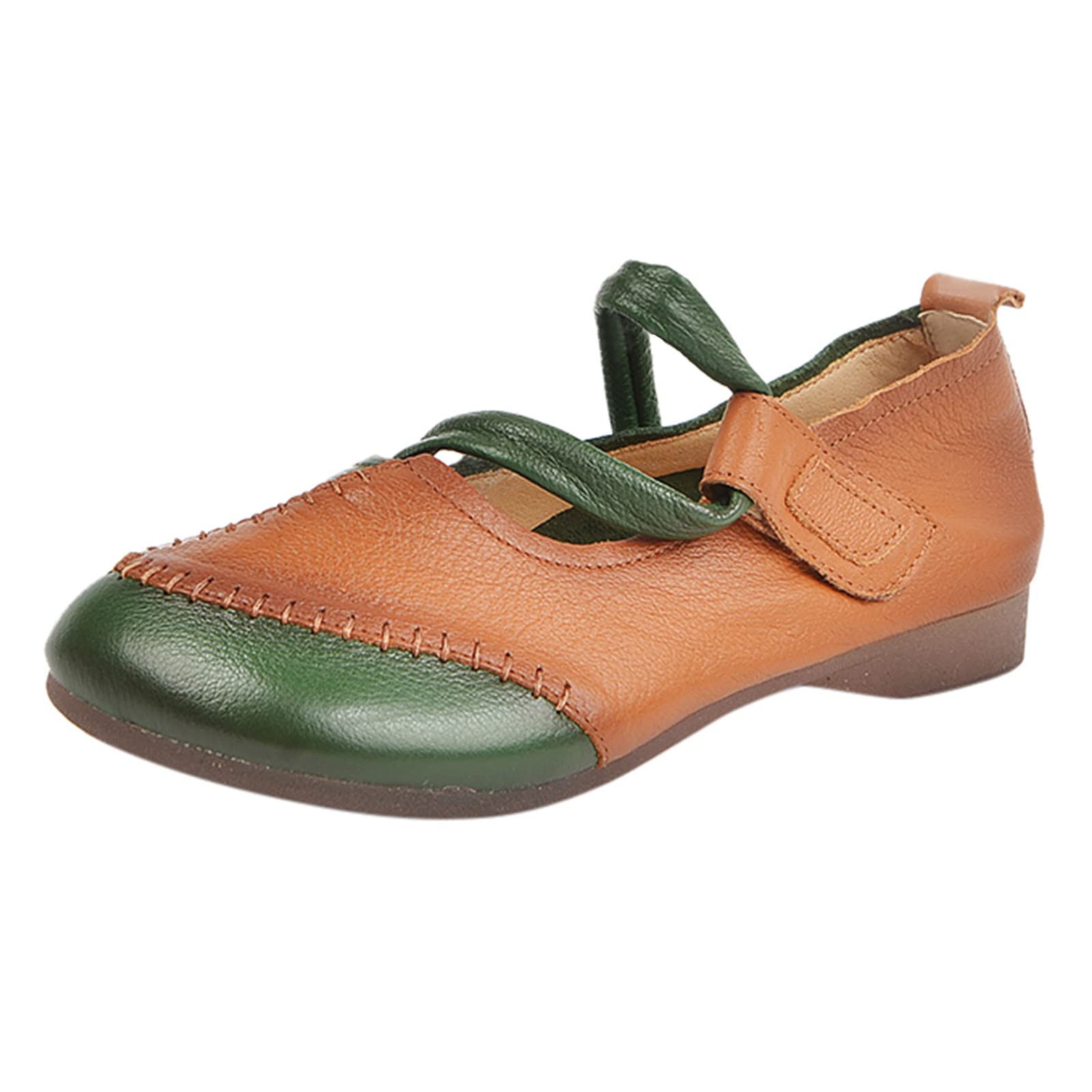 Women's Vintage Slip-On Sneakers - Comfortable Air Cushion Platform Sandals for Everyday Wear | Casual Walking, Work, Travel & Daily Activities