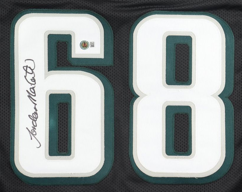 Authentic Jordan Mailata Philadelphia Eagles Signed Black Football Jersey - Limited Edition Collectible for NFL Fans & Sports Memorabilia Enthusiasts - Perfect for Display, Gifting, and Eagles Game Day