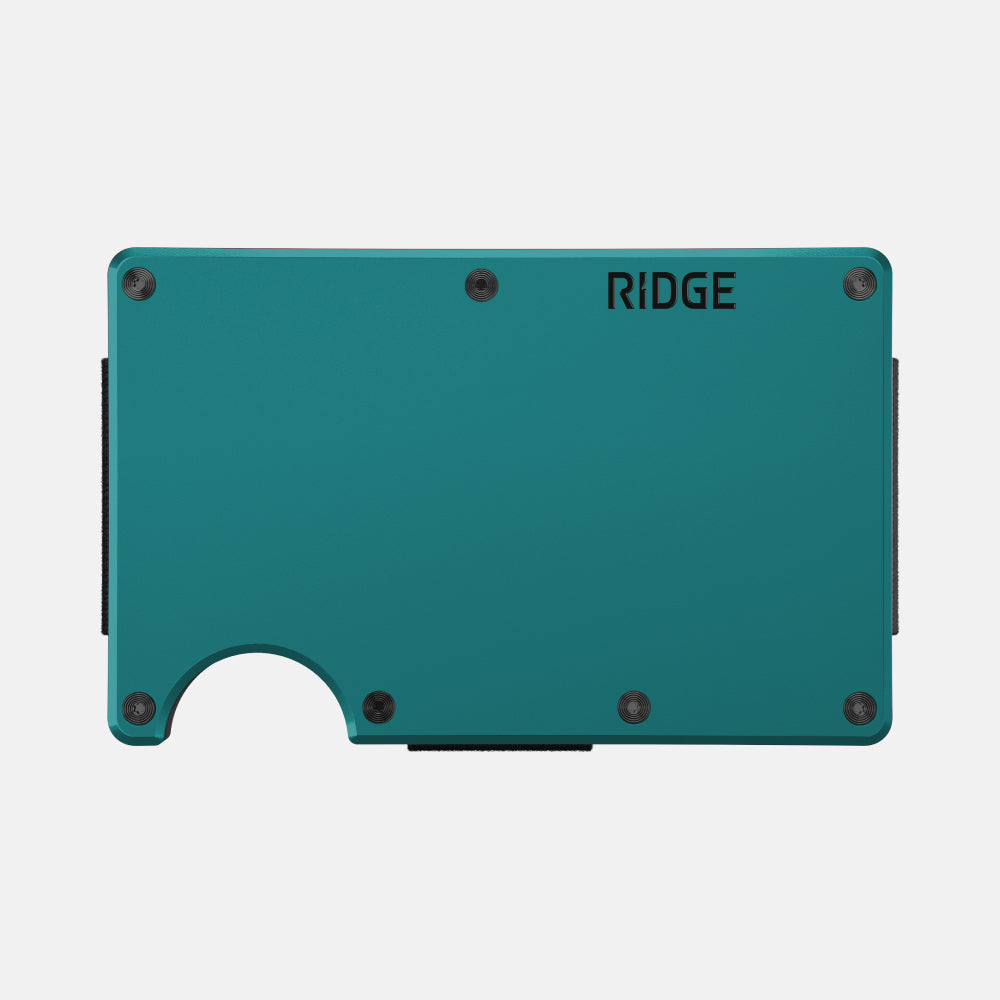 Ridge Wallet - Slim Minimalist RFID Blocking Front Pocket Wallet for Men - Agave Green | Perfect for Everyday Carry, Travel & Gifts