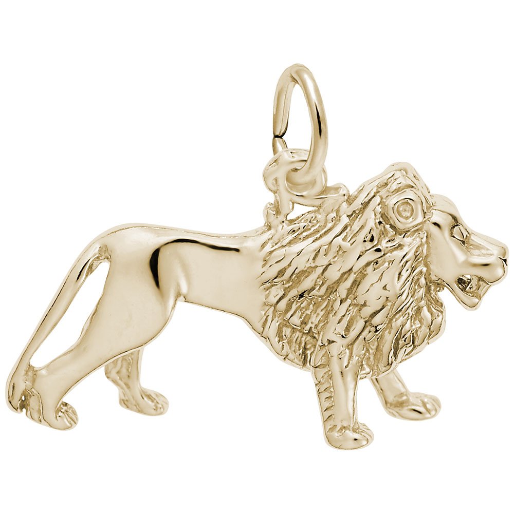Lion Charm Pendant for Bracelets & Necklaces - Sterling Silver Animal Jewelry for Women & Men - Perfect for Gifts, Fashion Accessories & Everyday Wear