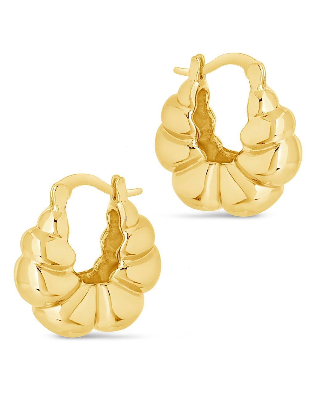 Petite Croissant Hoop Earrings - Dainty Gold & Silver French Pastry Jewelry for Women | Perfect for Everyday Wear, Date Nights & Gift Giving