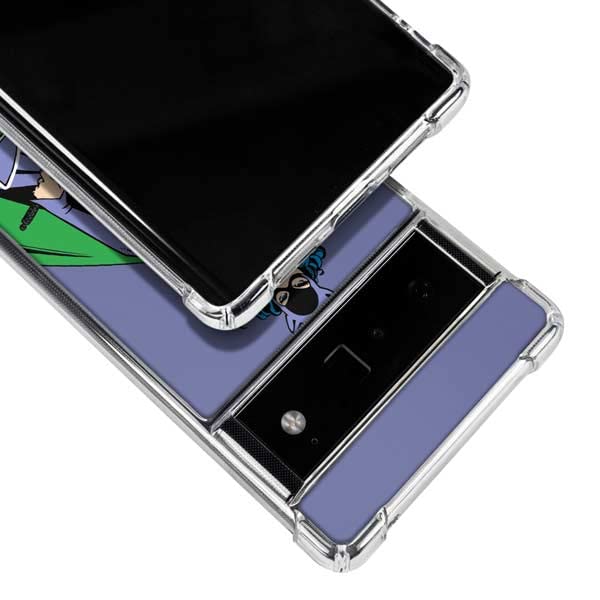 Official DC Comics Batman Phone Case for Google Pixel 6 Pro - Clear Protection with Classic Art for Fans