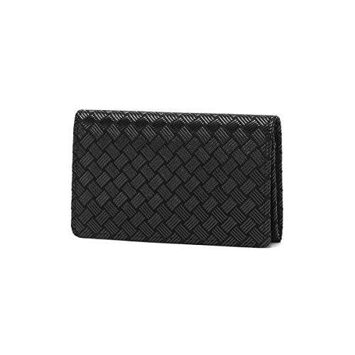 Black Earth Deerskin x Black Lacquer Netting Pattern 2501-01-158