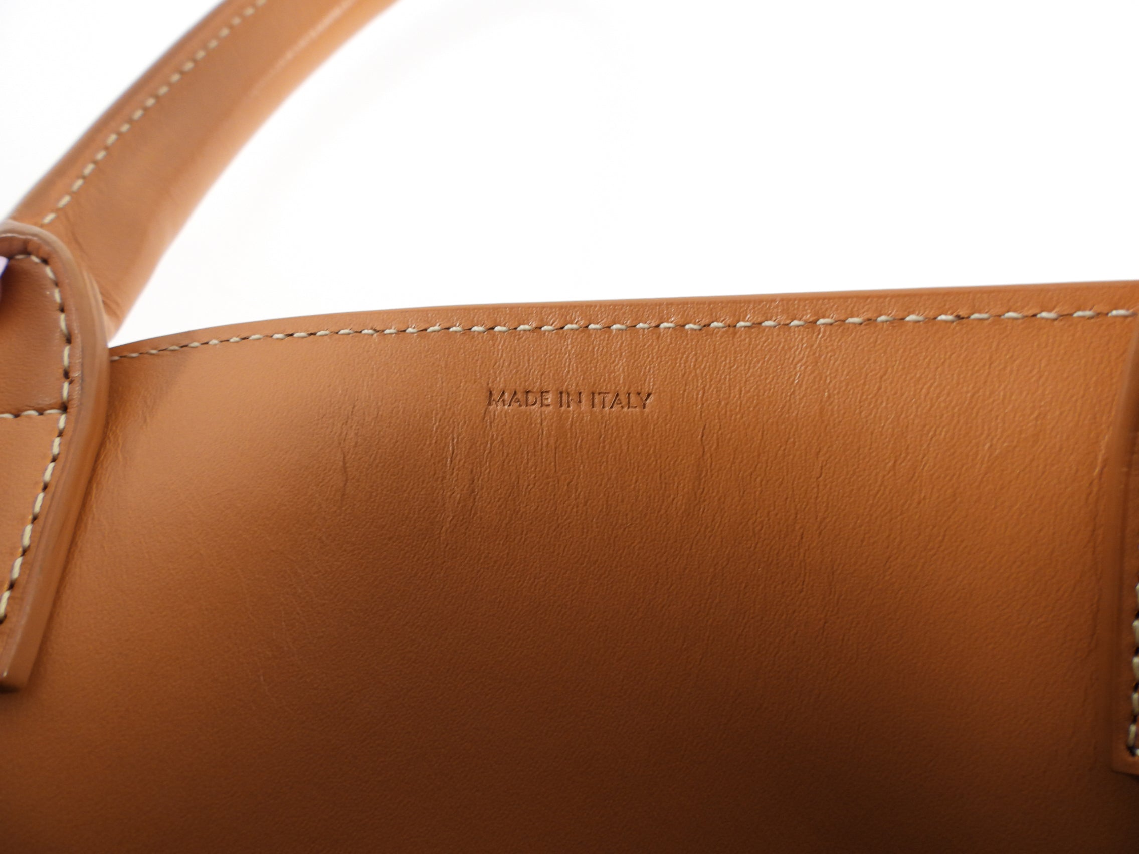 Celine Vertical Canvas and Leather Logo Tote Bag for Women - Stylish Designer Handbag for Work, Travel & Everyday Use