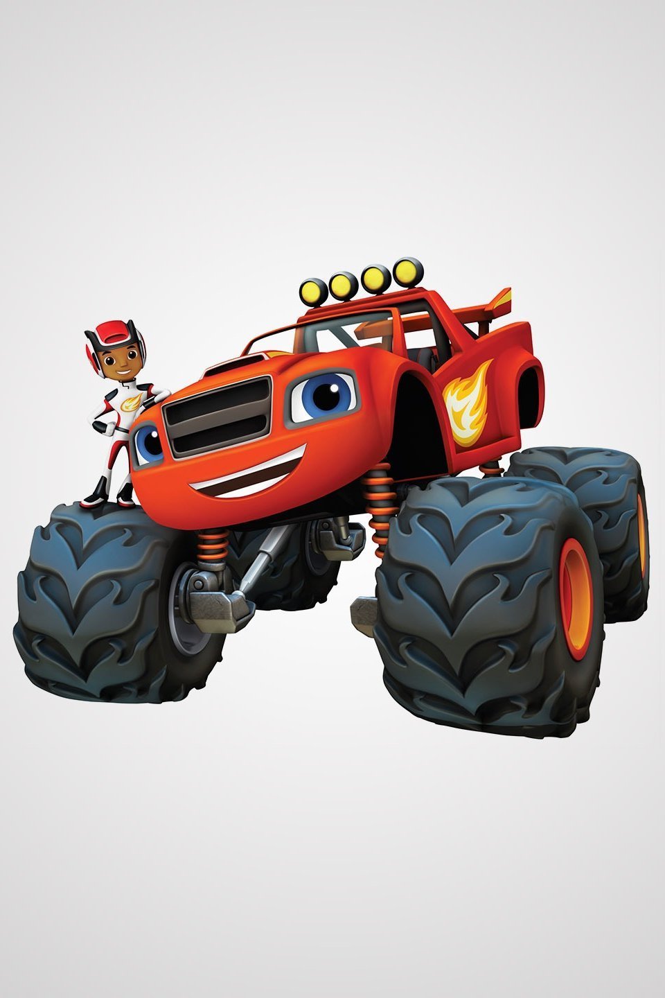 RoomMates RMK3119SCS Blaze & The Monster Machines Peel and Stick Wall Decals - Kids Bedroom Decor, Playroom Wall Stickers for Boys & Girls