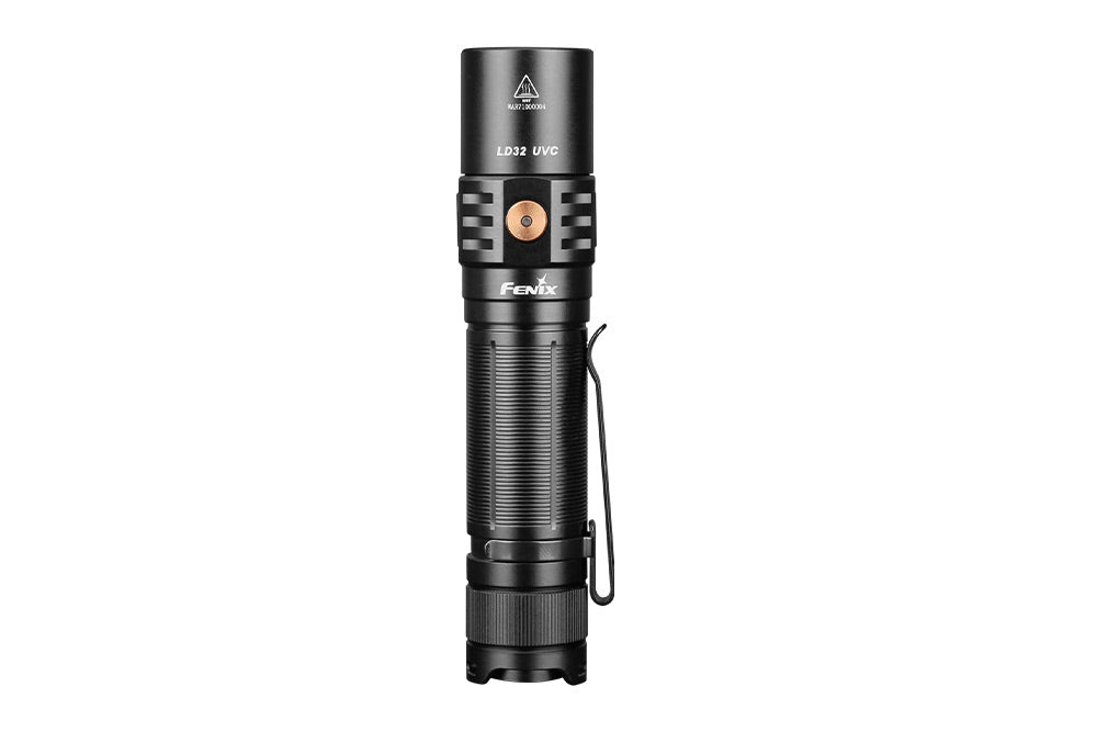 Fenix LD32 UVC Disinfection Flashlight - Portable UV Sanitizer for Home, Travel & Outdoor Use - Kills 99.9% Germs & Bacteria