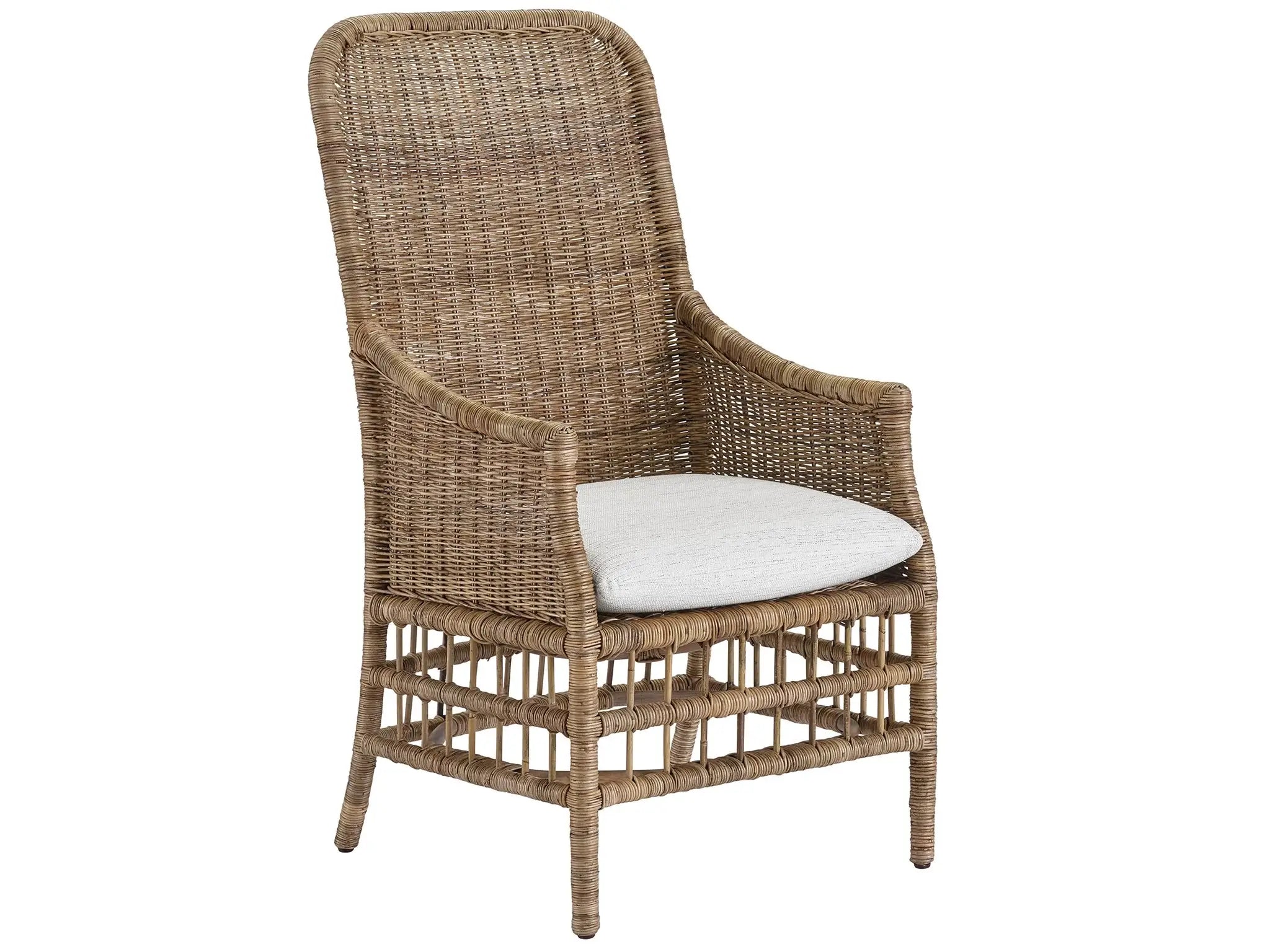 Stylish Irving Arm Chair - Modern Accent Chair for Living Room, Bedroom & Office - Comfortable Upholstered Lounge Chair with Wooden Legs