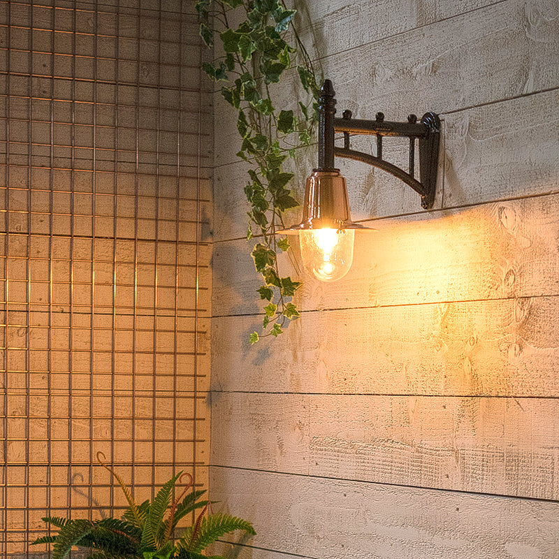 Avonshire 1Lt Outdoor Wall Light in Copper - Weatherproof Exterior Sconce for Porch, Patio, and Garden Lighting