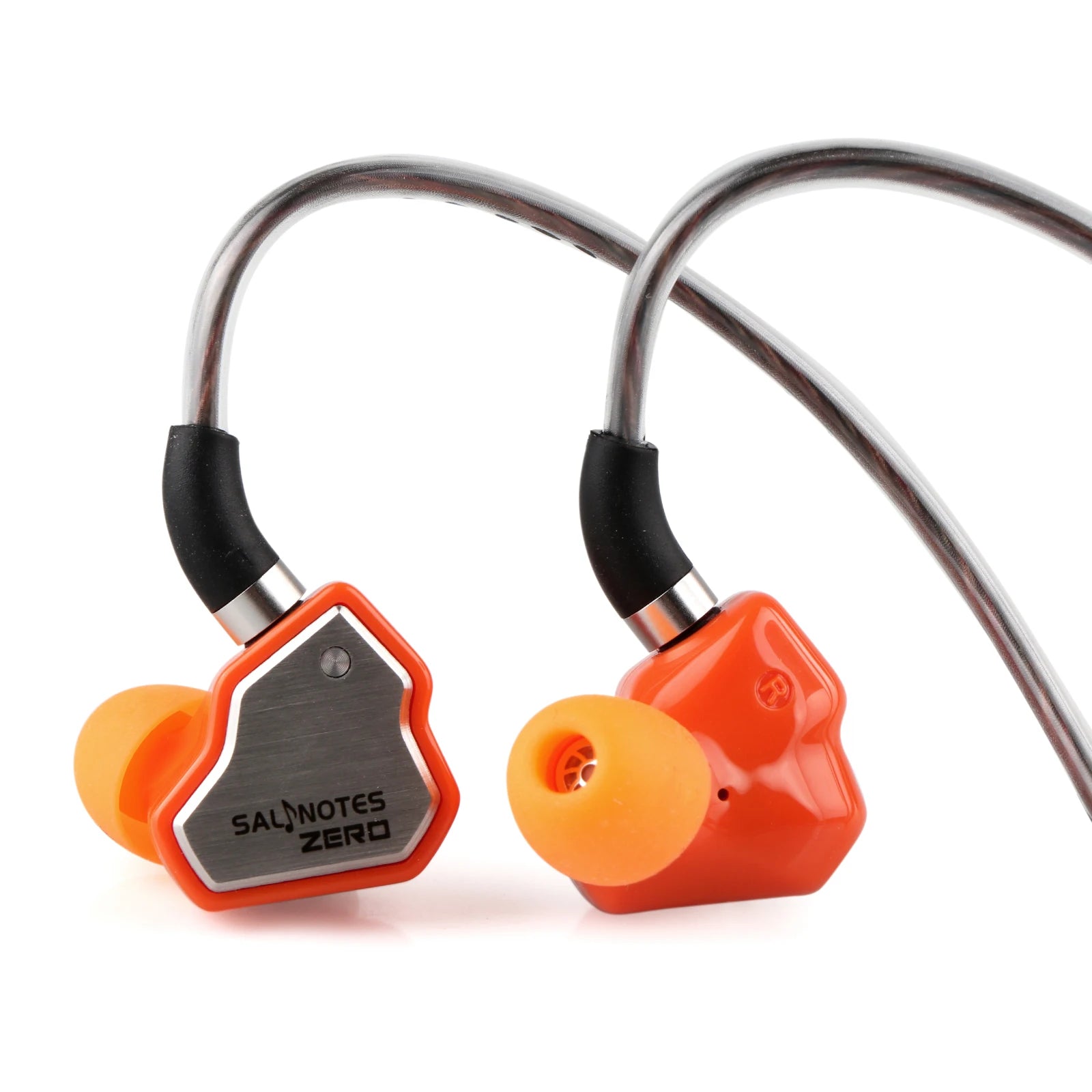 7Hz Salnotes Zero HiFi 10mm Dynamic Driver In-Ear Earphones - High Resolution Audio, Noise Isolation for Music, Gaming & Travel (Black/Blue)