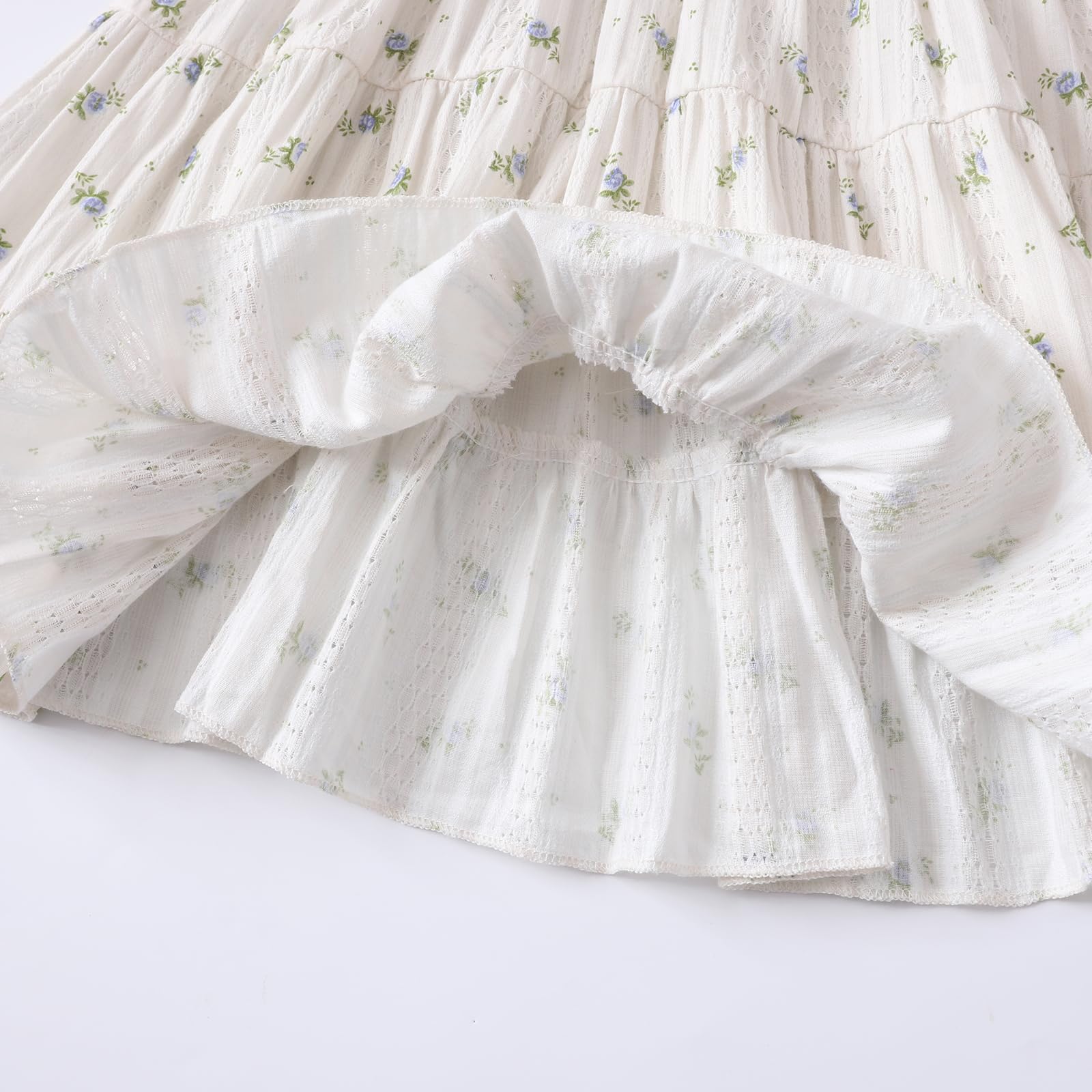 2024 Summer Baby Girls Ruffle Sleeveless Princess Dress - Toddler Sundress for Beach, Party & Photo Shoots | Cute Floral Summer Outfit