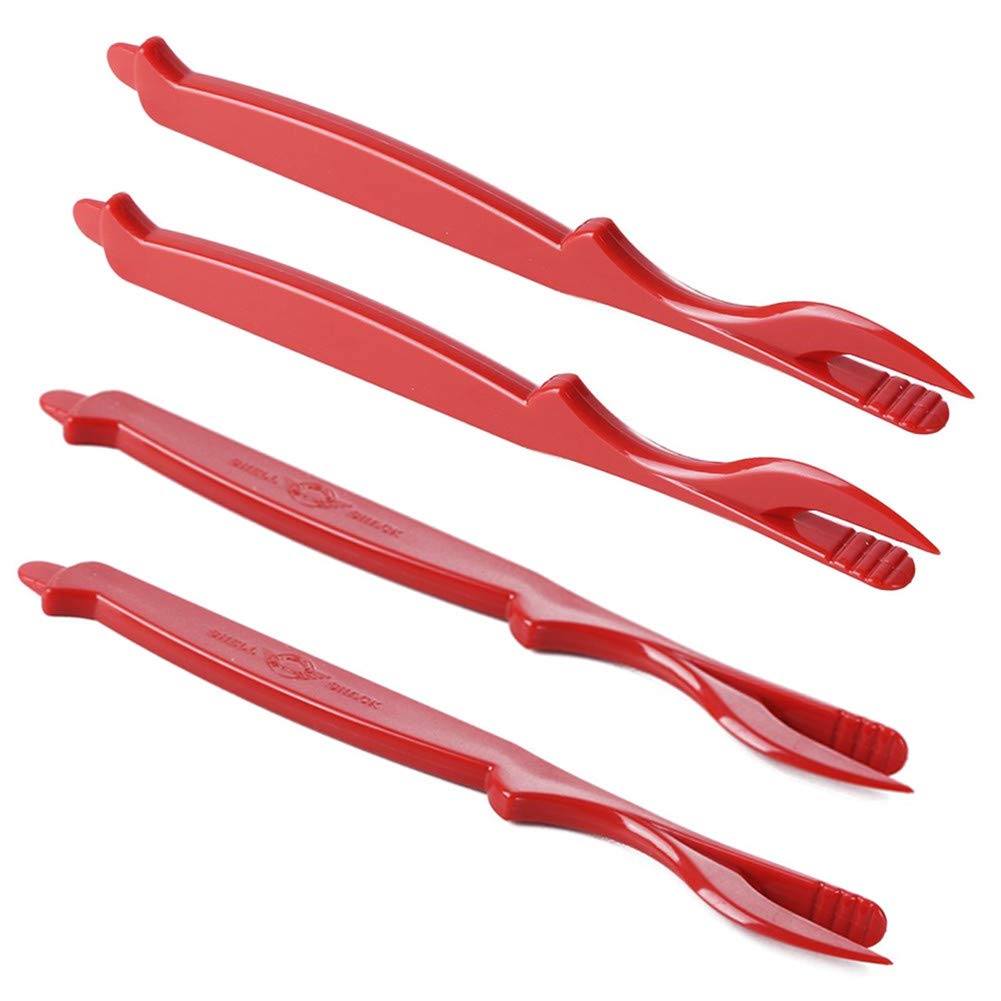 12-Piece Stainless Steel Crab & Lobster Cracker Set with 6 Crab Forks, 4 Shellers, 2 Nut Crackers & Storage Bag - Premium Seafood Tools for Crab Legs, Lobster Tails, Shrimp & Nuts - Perfect for Seafood Boils, Dinner Parties & Beach Picnics