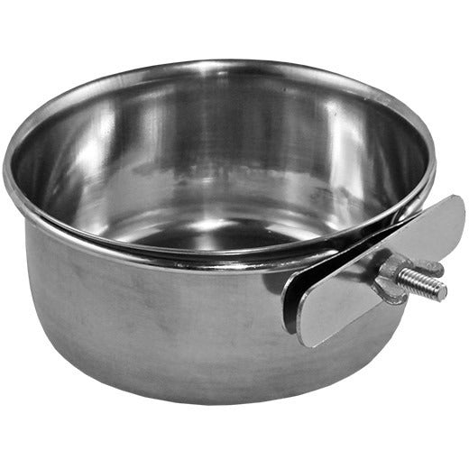 Stainless Steel Cup with Clamp - 560ml (18.9oz) Capacity, 125mm (4.9in) Diameter - Perfect for Camping, Hiking, and Outdoor Adventures