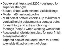 White Core Drill Spigot for Pool Fence & Balustrade - Includes Dress Ring | Durable Stainless Steel Fitting for Outdoor Railings & Safety Barriers