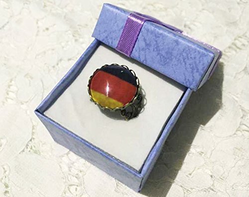Dreamcosplay Anime Hetalia: Axis Powers Germany Logo Ring - Official Cosplay Jewelry for Anime Fans, Cosplay Events & Themed Parties