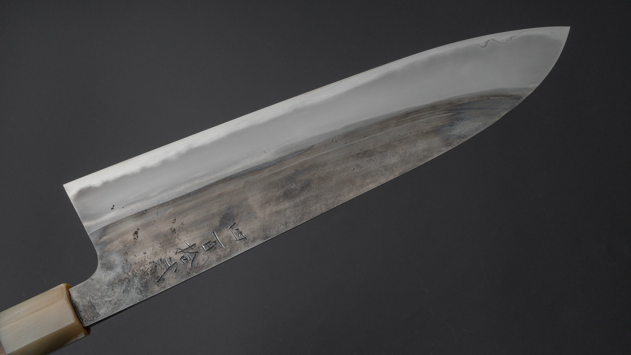 Premium Jiro Tsuchime Wa Gyuto 225mm Japanese Chef Knife with Taihei Tagayasan Handle (#412) - Perfect for Sushi, Meat Slicing & Professional Kitchen Use