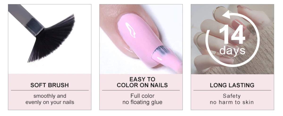 Modelones UV Gel Polish Kit - Soak Off LED Nail Polish, Long Lasting Nail Varnish with Glossy Finish (Color 8085) for Salon & Home Manicures, Nail Art Designs & DIY Nail Care