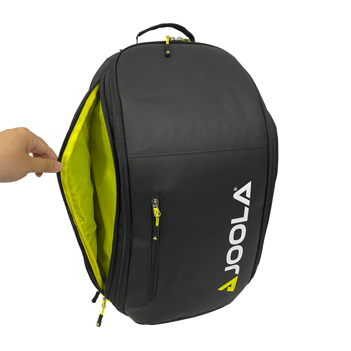 **JOOLA Vision II Table Tennis Backpack - Black | Durable & Spacious Ping Pong Bag for Paddles, Balls & Gear | Perfect for Tournaments, Training & Travel**
