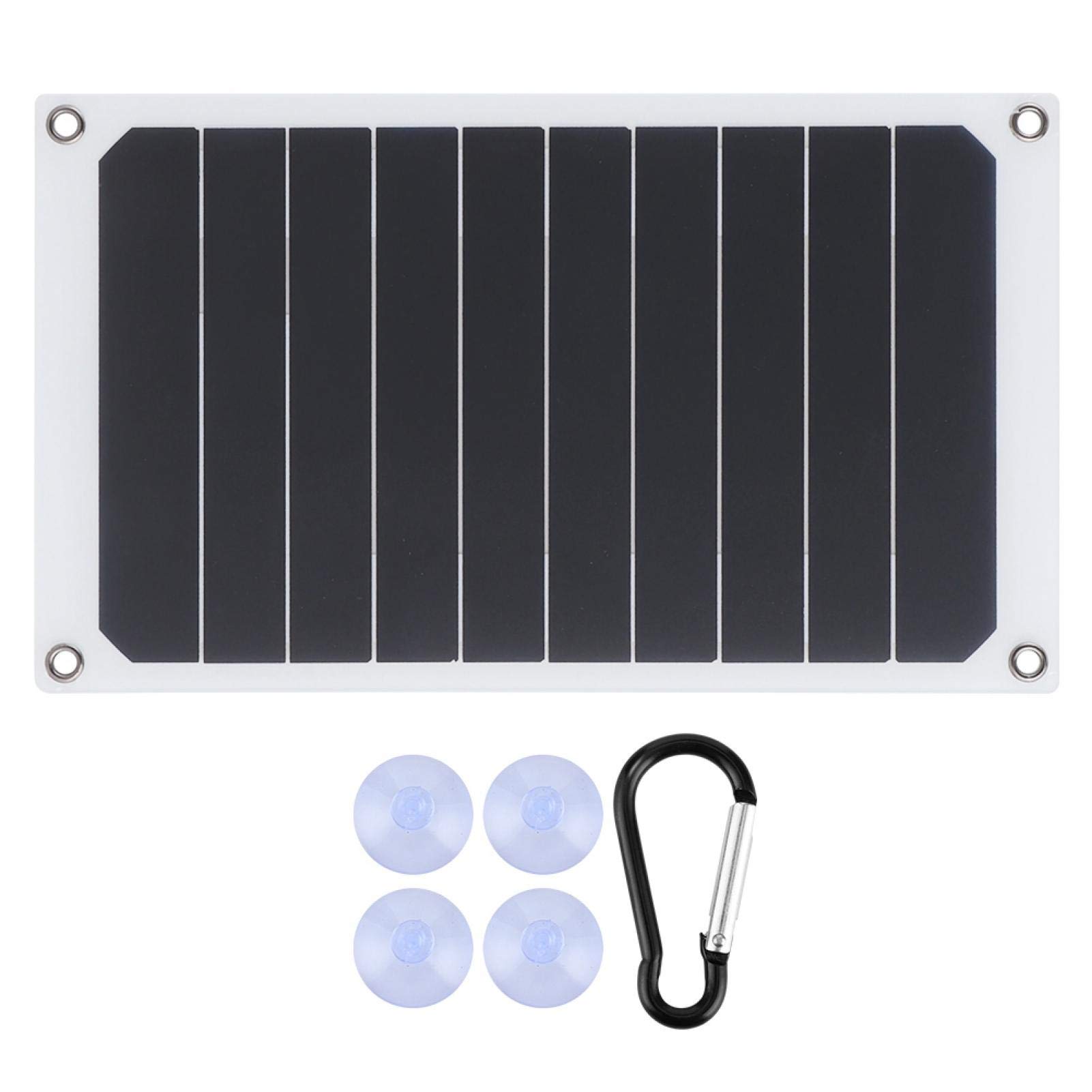 Niiyen 10W Portable Solar Panel Charger - Waterproof 0W Solar Power Bank for Outdoor Camping, Hiking, Backpacking & Emergency Power Supply (Perfect for Phones, Tablets & USB Devices)