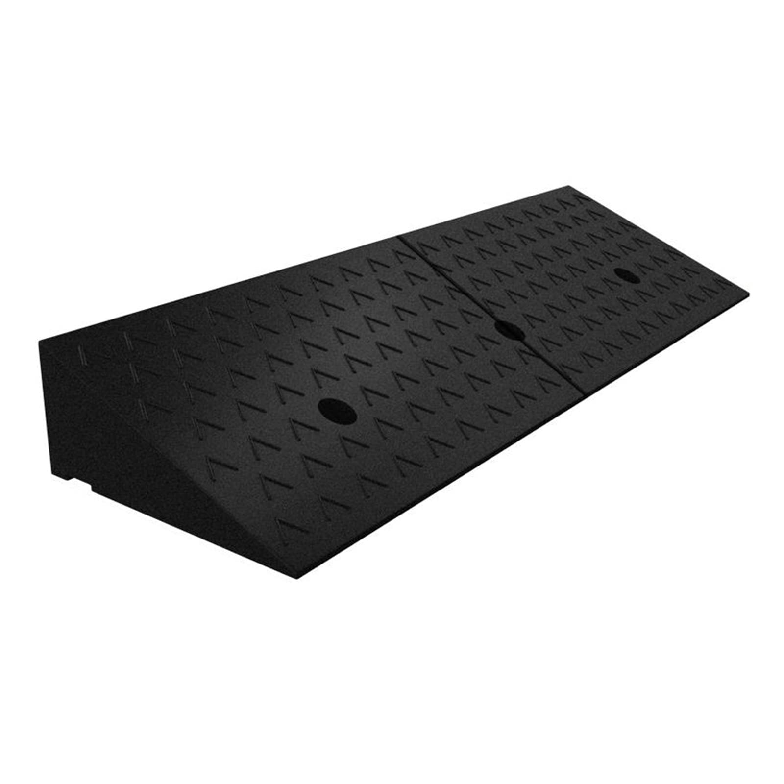 Heavy Duty Plastic Curb Ramps - Portable Lightweight Threshold Ramp Kit for Wheelchair, Motorcycle, Car & Truck | Driveway, Sidewalk & Door Step Access | Weather-Resistant Slope Ramp for Easy Mobility
