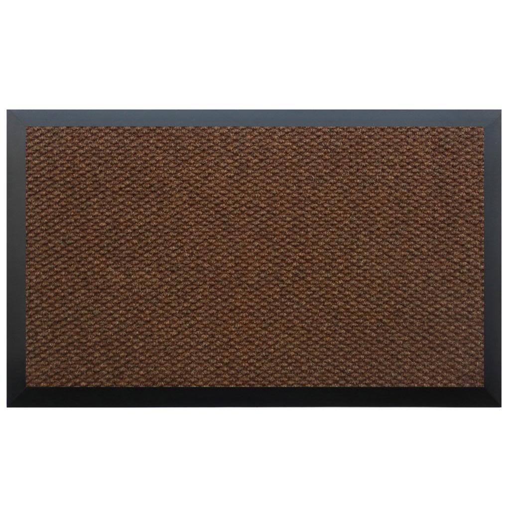 Calloway Mills 14COF0460 Coffee Brown 4' x 6' Indoor/Outdoor Door Mat - Non-Slip Entryway Rug for Home, Office & Patio Use
