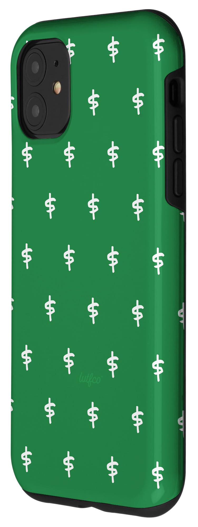iPhone 11 Case with Lucky Dollar Sign Design - Green Protective Cover for Good Fortune | Perfect for Daily Use, Gifts & Special Occasions