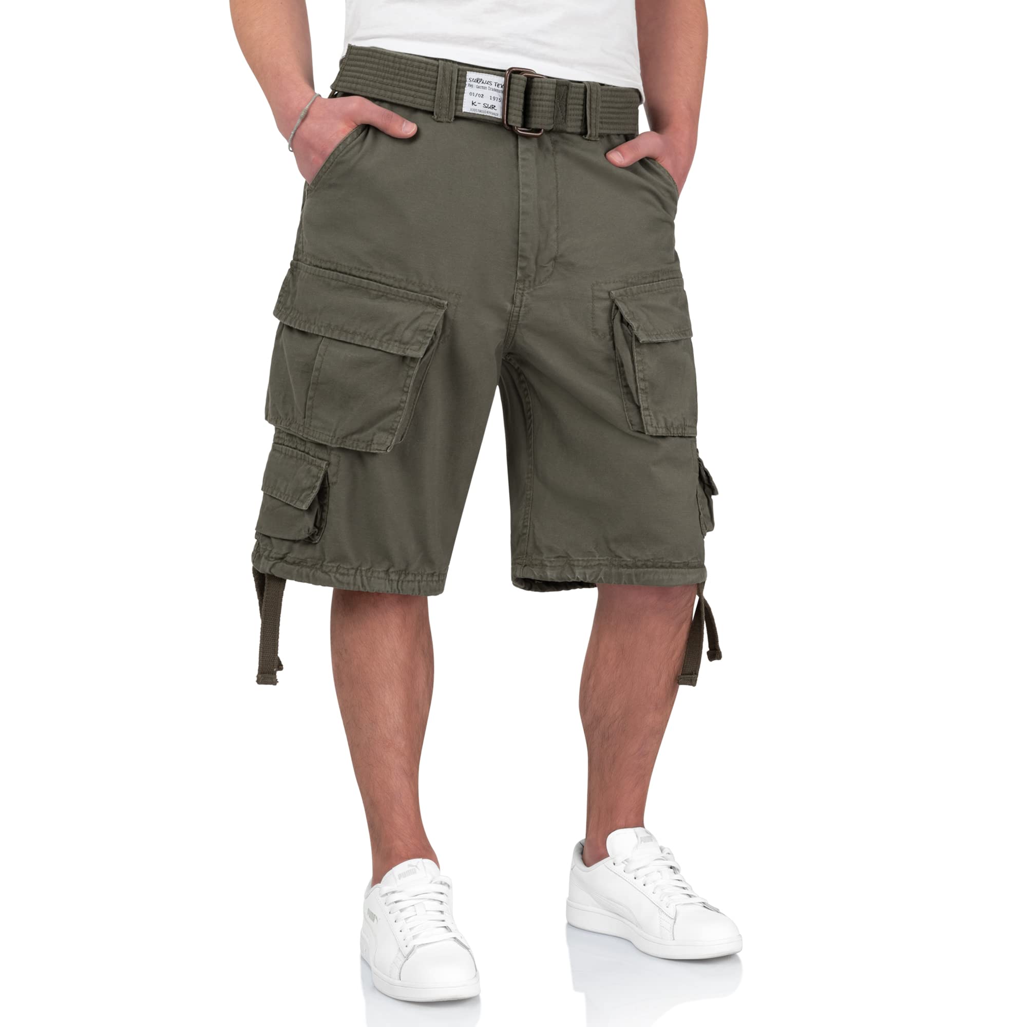 Men's Division Shorts - Olive Green Casual & Comfortable Outdoor Activewear for Hiking, Running, and Summer Adventures