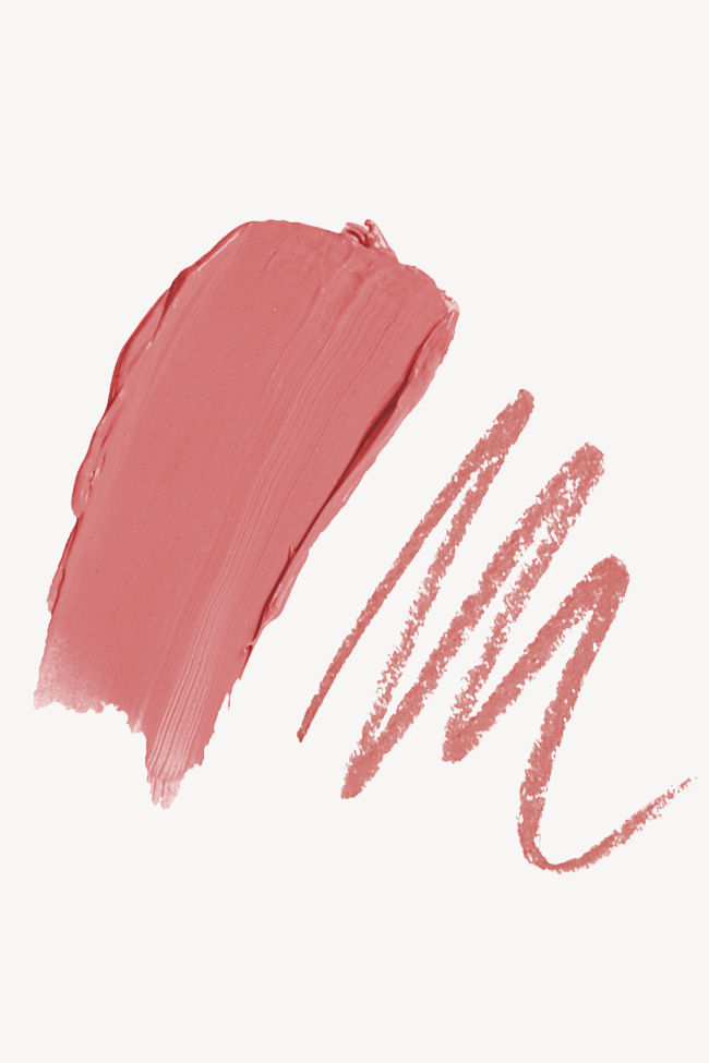 Pink Lily Beauty Double Bloom Dual Lipstick and Lip Liner Set - Rose and Shine | Long-Lasting Matte & Glossy Finish | Perfect for Date Night, Parties & Everyday Wear | FINAL SALE