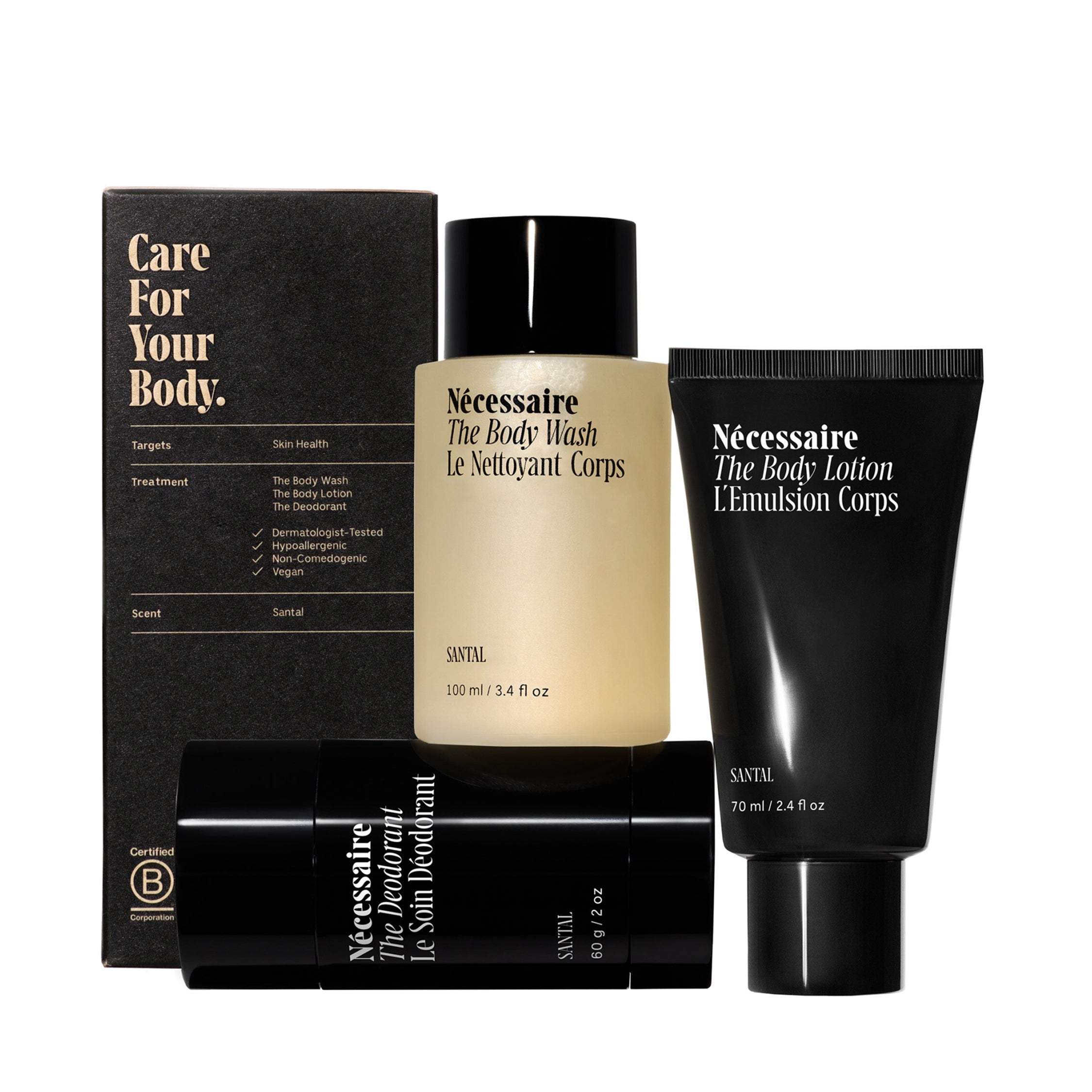 Premium Sandalwood Body Essentials Set - Natural Aromatherapy for Relaxation & Stress Relief - Perfect for Spa Nights, Meditation & Self-Care Rituals