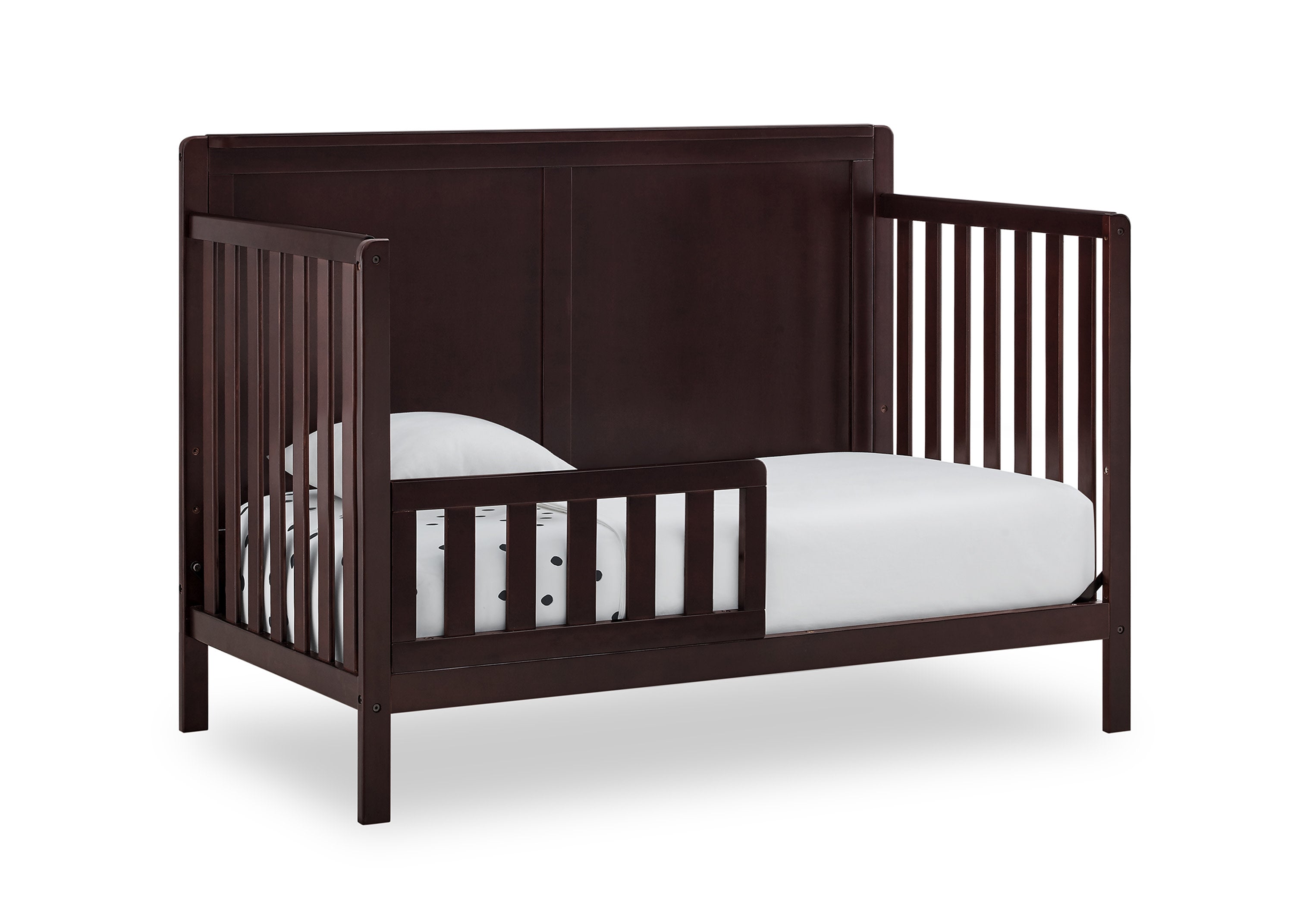 Hartley 6-in-1 Convertible Baby Crib - Toddler Bed & Full-Size Bed Frame - Nursery Furniture for Boys & Girls - Perfect for Newborn to Teen Years