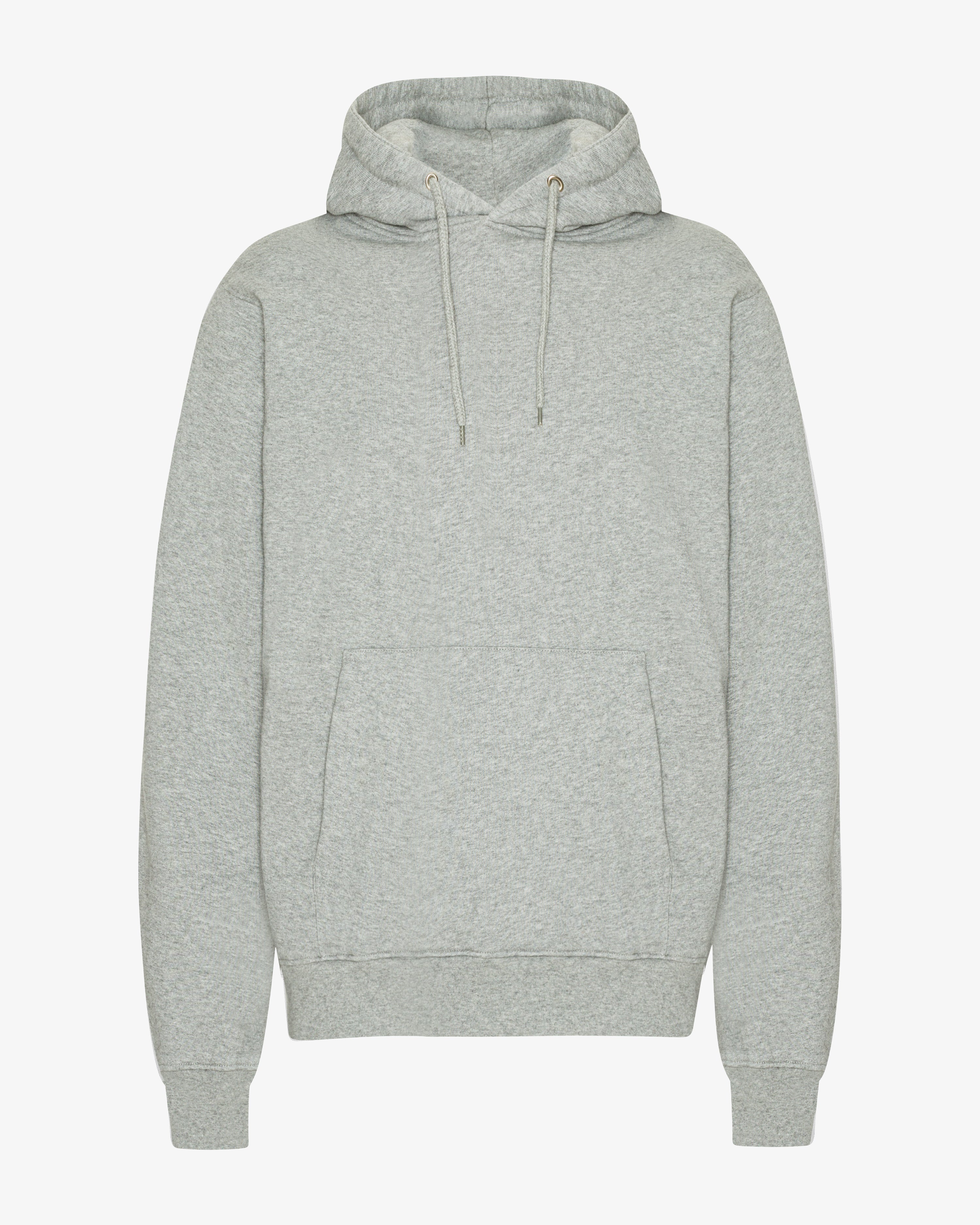 Classic Organic Cotton Hoodie - Heather Grey - Soft & Comfortable Pullover for Men & Women - Perfect for Casual Wear, Gym & Outdoor Activities