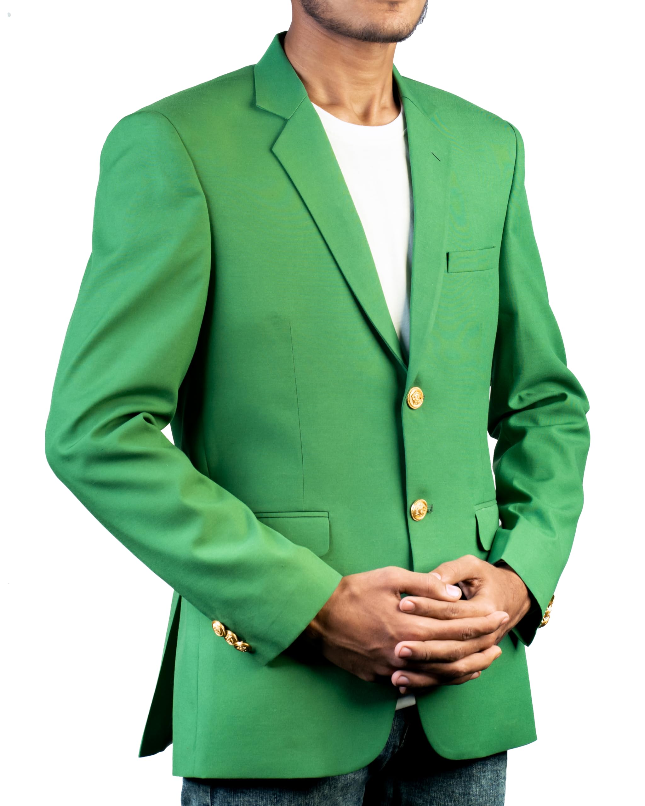 Men's Green Golf Jacket - Lightweight Waterproof Windbreaker for Outdoor Sports & Casual Wear | Perfect for Golfing, Hiking & Daily Use