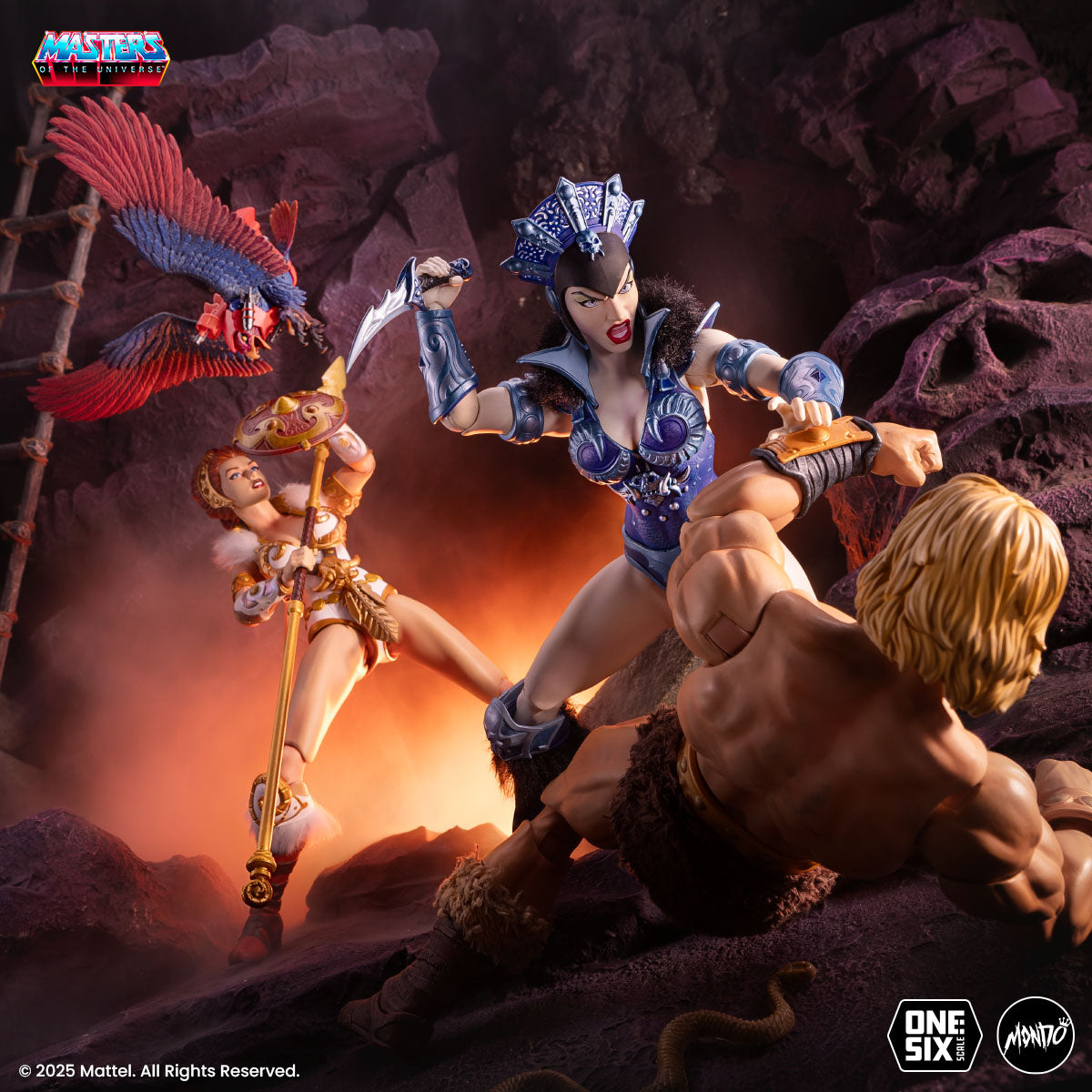Masters of the Universe Evil Lyn 1/6 Scale Collectible Action Figure - Limited Timed Edition - Perfect for Display, Collectors & He-Man Fans