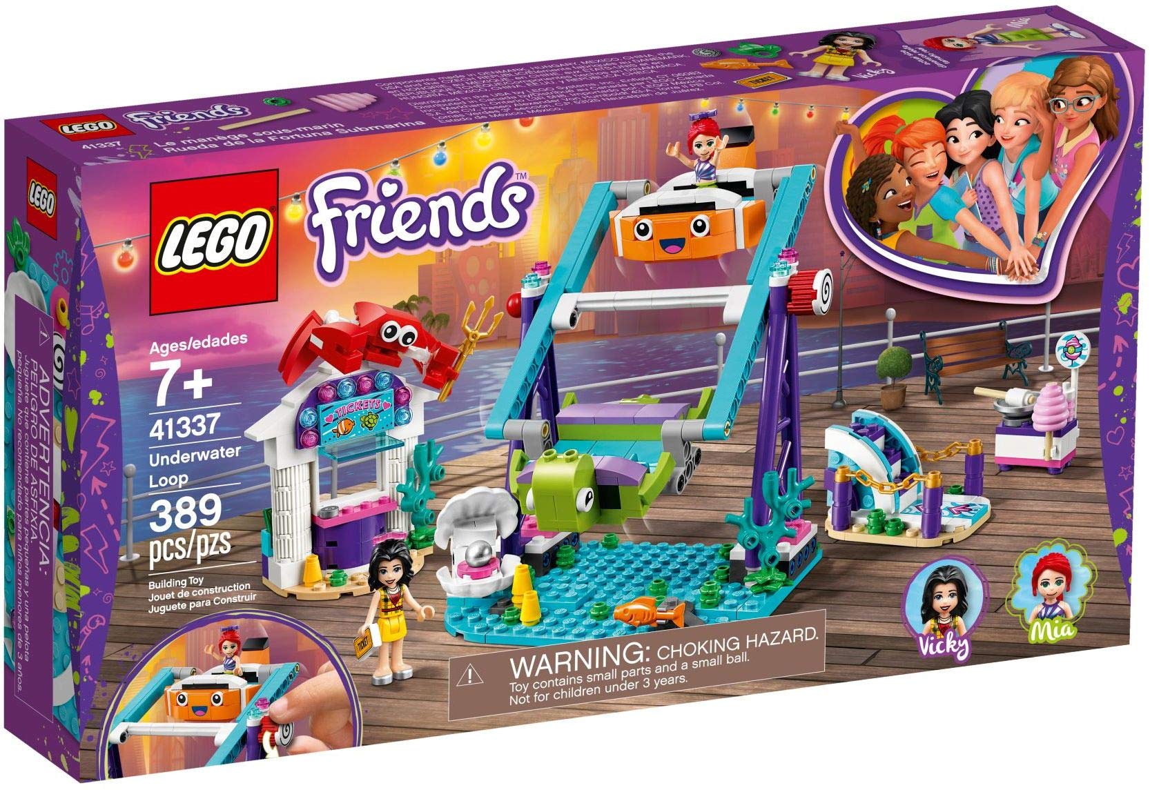 LEGO Underwater Carousel Building Set – Creative Play for Kids, Fun Ocean-Themed Toy for Birthday Gifts & STEM Learning | Perfect for Home Decor, Playroom Display & Underwater Adventure Pretend Play