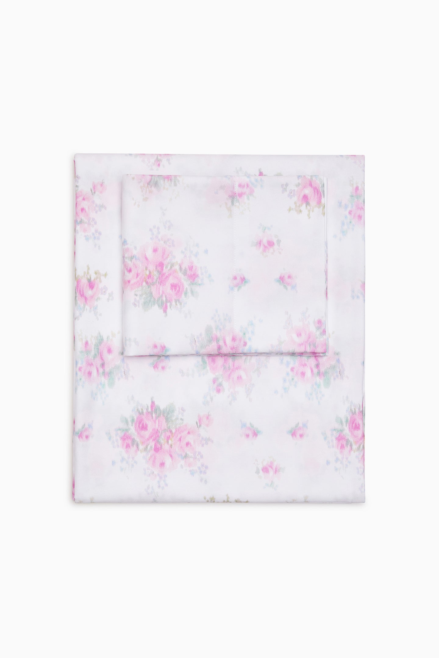 Luxury Floral Cotton Sateen Sheet Set - Queen Size 4-Piece Bedding Set with Deep Pockets - Soft & Breathable for All Seasons - Perfect for Master Bedroom, Guest Room & Vacation Homes