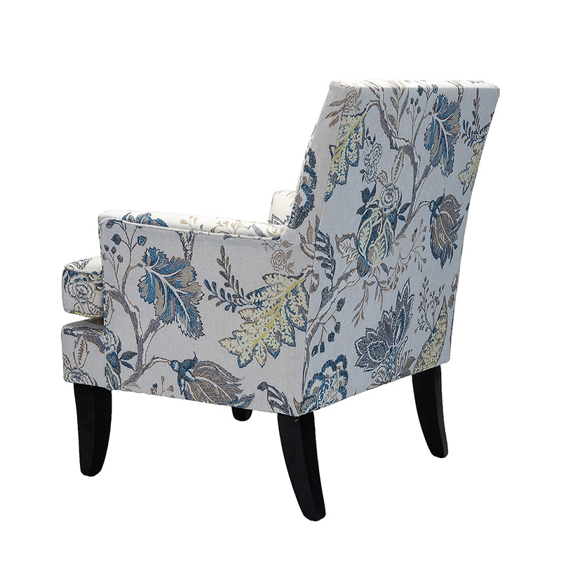 Bradley Armchair - Modern Accent Chair for Living Room, Bedroom & Office - Comfortable Upholstered Lounge Chair with Sturdy Wooden Legs - Perfect for Relaxing, Reading & Decorating Your Home