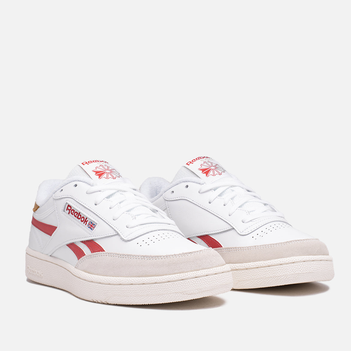 CLUB C Revenge Sneakers - White & Mars Red | Classic Retro Style for Men & Women | Perfect for Casual Wear, Street Fashion & Gym Workouts