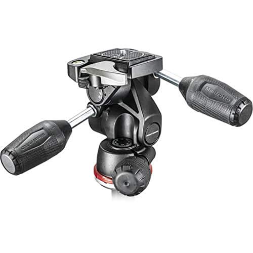 Manfrotto MH804 3WUS 3-Way Pan/Tilt Head for DSLR Cameras - Professional Tripod Head for Photography & Videography - Perfect for Travel, Studio & Outdoor Shooting