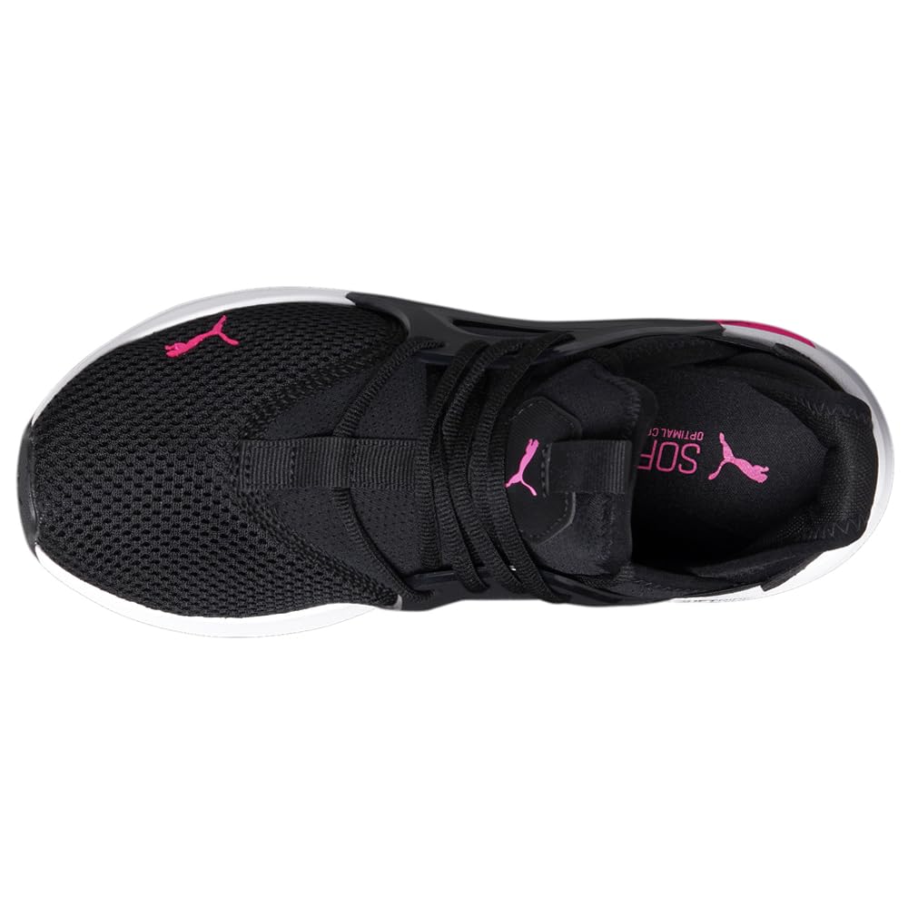 PUMA Women's Softride Enzo Evo Running Shoes - Lightweight Cushioned Sneakers for Jogging & Gym Workouts - Black Athletic Footwear for Women