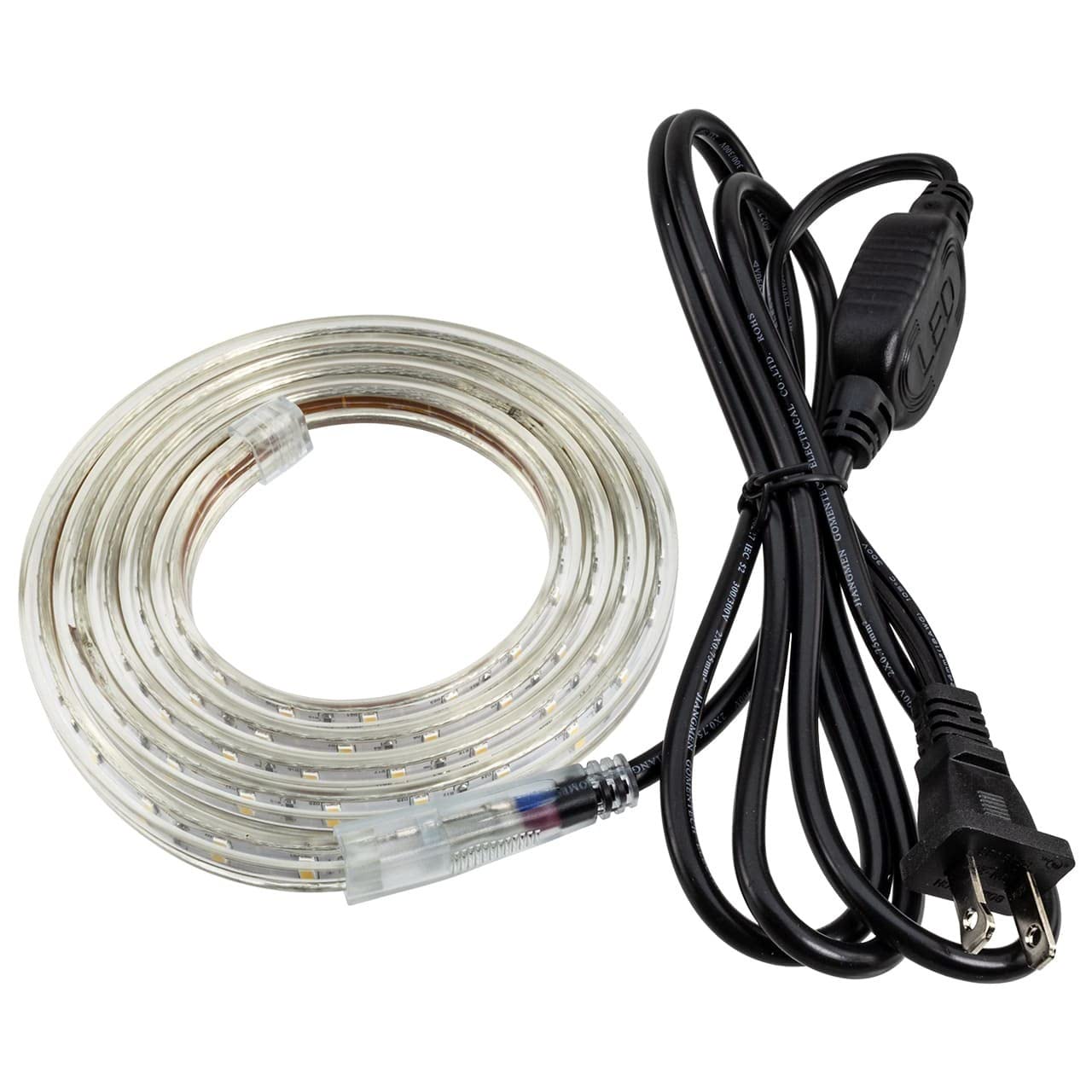 Blue LED Strip Light - 120V High Output SMD 3528 - 31.16ft Custom Cuttable - Perfect for Home Decoration, Under Cabinet Lighting, and Party Ambiance