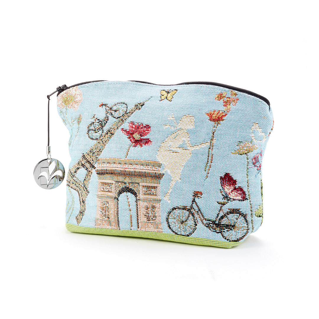 J'aime Paris Cosmetic Bag - Waterproof Makeup Pouch for Travel & Daily Use | Portable Toiletry Organizer for Women & Girls | Perfect for Gym, Beach & Weekend Getaways