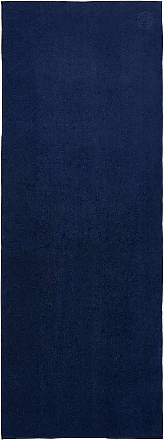 Manduka eQua Yoga Mat Towel - Quick-Drying Microfiber, Lightweight & Travel-Friendly for Hot Yoga, Vinyasa, Power Yoga - 72 Inch - Perfect for Home, Studio & Outdoor Workouts