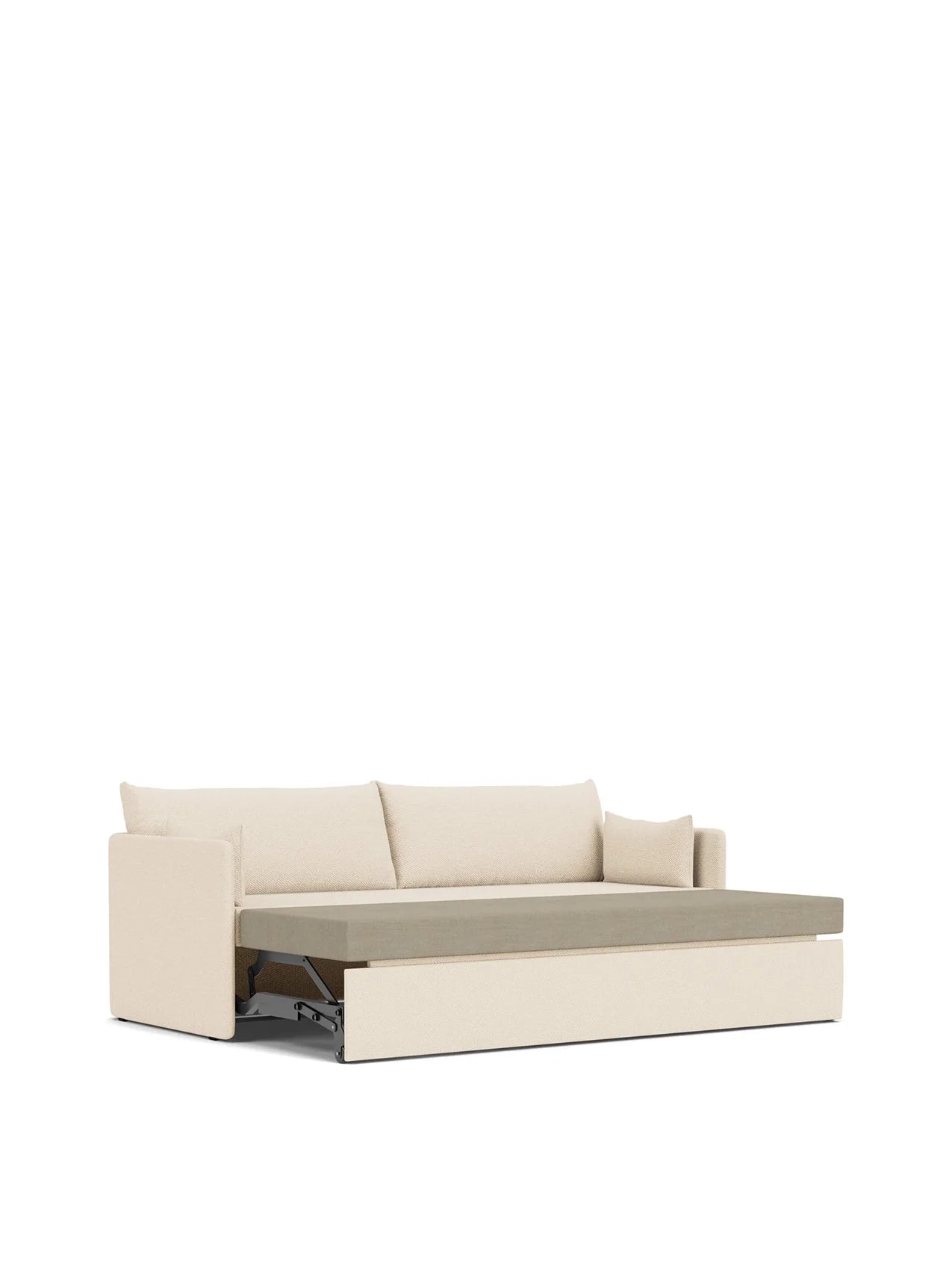 Convertible Offset Sofa Bed with Storage - Modern Sleeper Sofa for Small Spaces - Perfect for Apartments, Guest Rooms & Home Offices