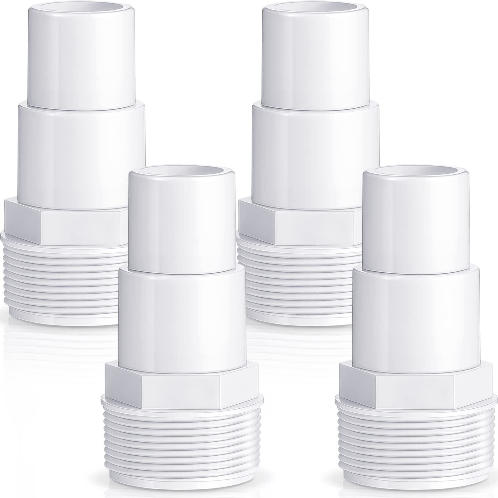 **Universal 1.25/1.5 Inch Combo Hose Adapter for Pool Filter Pump - Replacement for Above-Ground Pool Pump, Filter, Skimmer - Compatible with Hayward SPX1091Z7, SPX1091Z4 (4-Piece Set) - Perfect for Pool Maintenance & Equipment Upgrades**