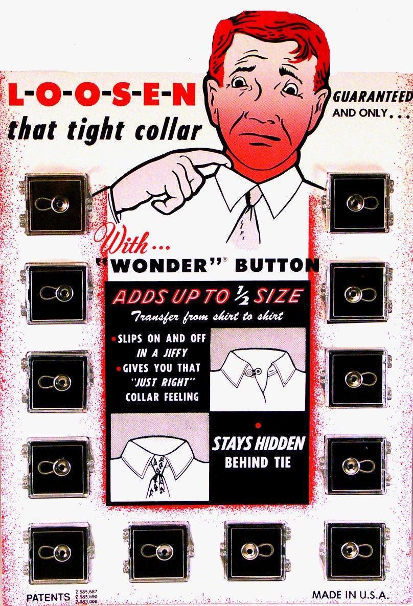 Adjustable Collar Extender & Wonder Button for Shirts - Comfortable Neck Size Extension for Men & Women - Perfect for Formal Wear, Business Attire & Tight Collars