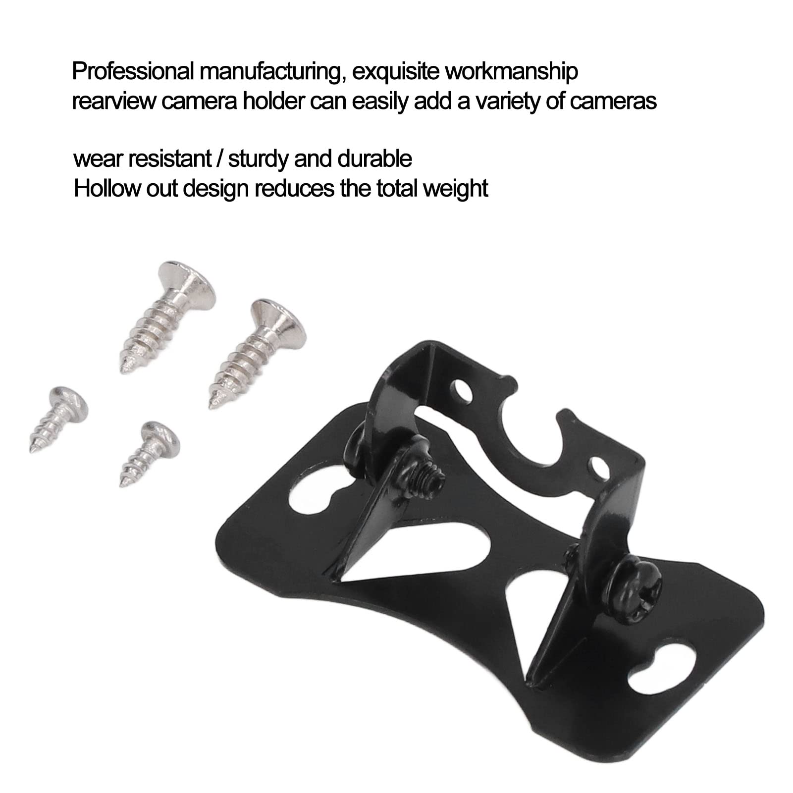 AMONIDA Universal Rear Camera Mounting Bracket for Car - Backup Camera Holder, Reverse Camera Mount Adapter (Bracket Only) - Perfect for Parking Assistance & Vehicle Safety
