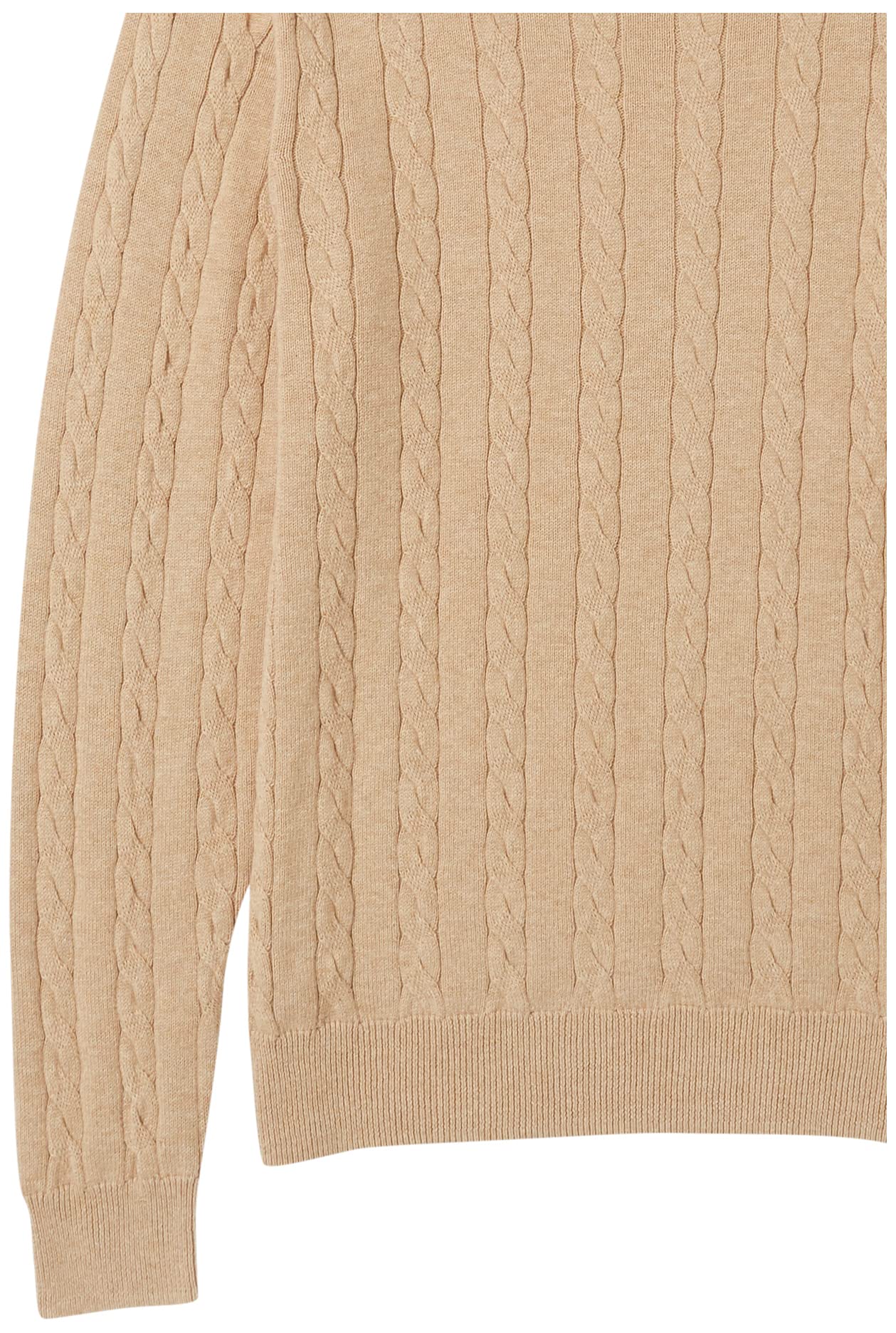 Amazon Essentials Men's Crewneck Cable Knit Cotton Sweater - Soft & Comfortable Winter Pullover for Casual Wear & Office Outfits